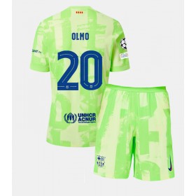 Barcelona Dani Olmo #20 Tredje Kläder Barn 2024-25 Kortärmad (+ Korta byxor)